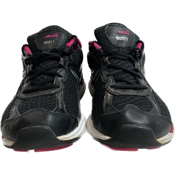 Avia  Women’s Black Pink Shock Bound Heel Ladies Sneakers Shoe Size 9 CrossFit - Picture 7 of 12